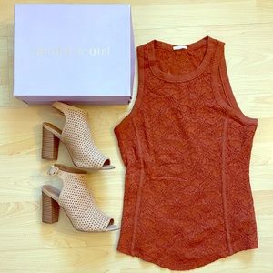 Free People Lace Tank